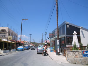The main street through Argasi