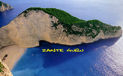 The famous shipwreck on Zante / Zakynthos