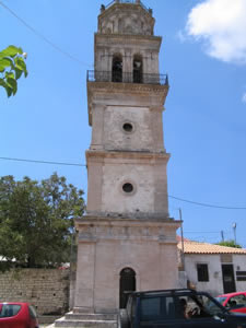 The bell tower at Kilomeno